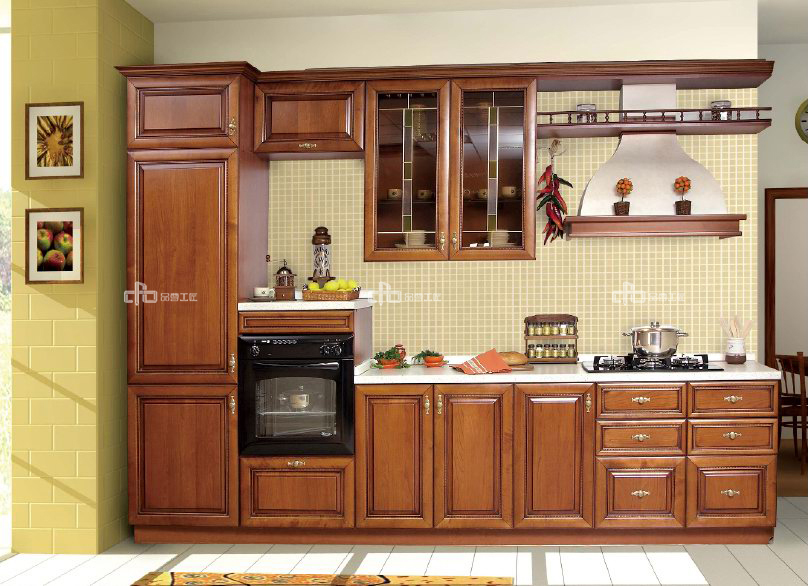 原木(mù)定製(zhi)廚房效果圖,整木(mù)定製(zhi)圖片(圖3)